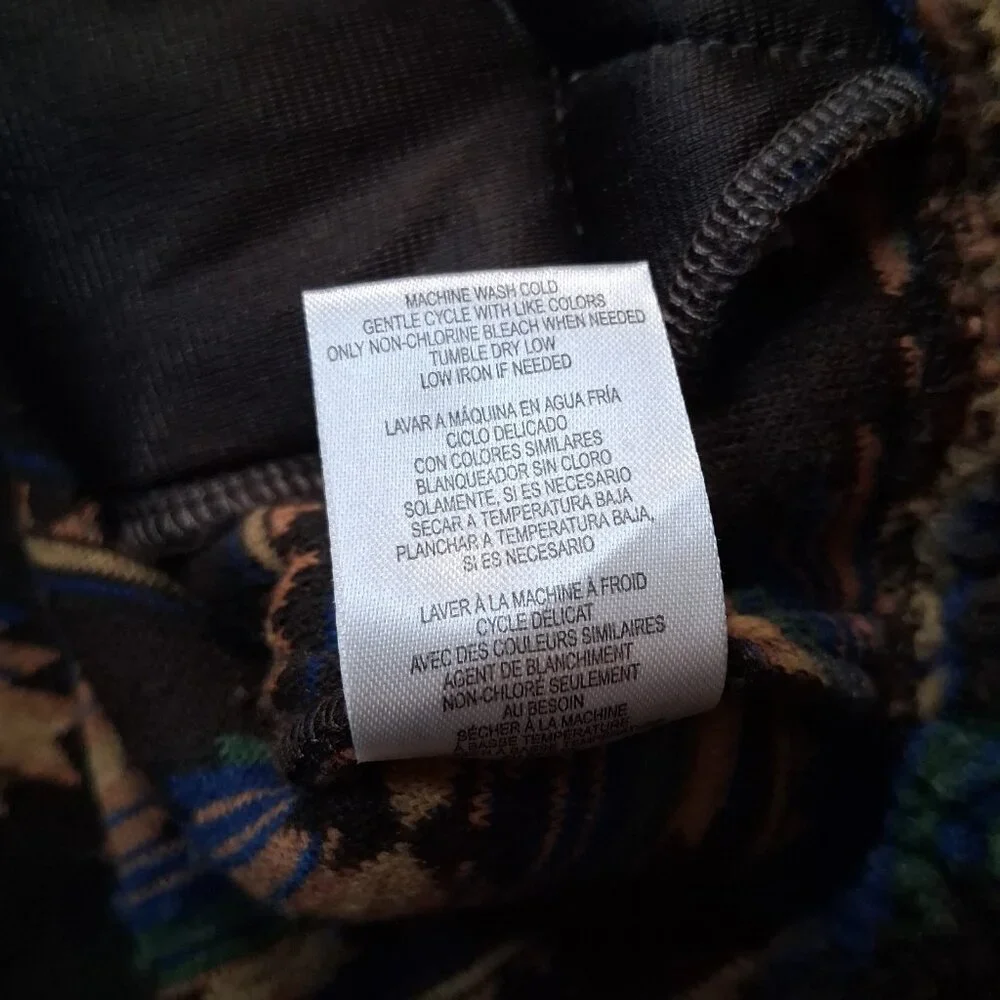 Vintage Horizon Bass Creek Outfitters Fleece Jacket L Pullover Southwest Aztec - Picture 7 of 15